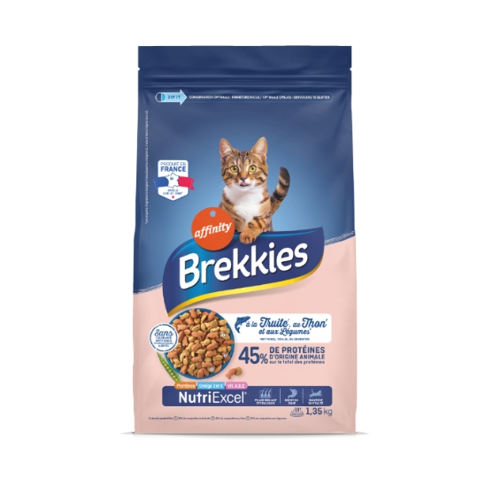 Croquettes pour Chat Adulte Poissons et Légumes Affinity BREKKIES