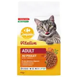 Croquettes Pour Chat Adulte Volaille Carotte Pois Vitalive CARREFOUR COMPANINO
