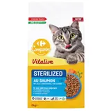 Croquettes Pour Chat Adulte Stérilisé Saumon Carotte CARREFOUR COMPANINO