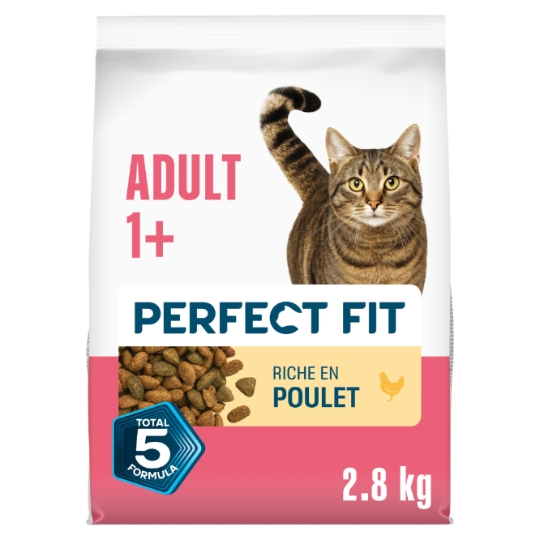 Croquettes Pour Chat Adulte Stérilisé Poulet Total 5 PERFECT FIT