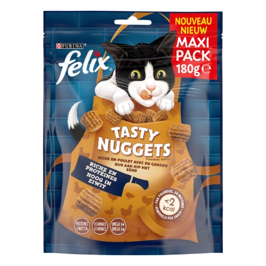 Friandises Pour Chat Adulte Poulet Canard Tasty Nuggets FELIX