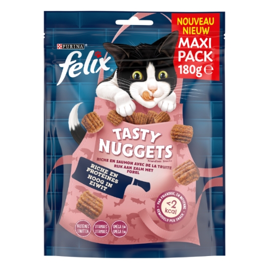 Friandises pour Chat Adulte Saumon Truite Tasty Nuggets FELIX