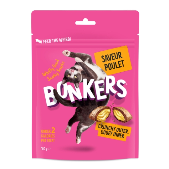 Friandises pour Chat Adulte au Poulet BONKERS