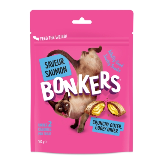 Friandises pour Chat Adulte au Saumon BONKERS