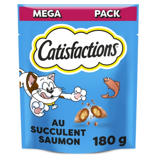 Friandises Pour Chat Adulte Saumon CATISFACTIONS
