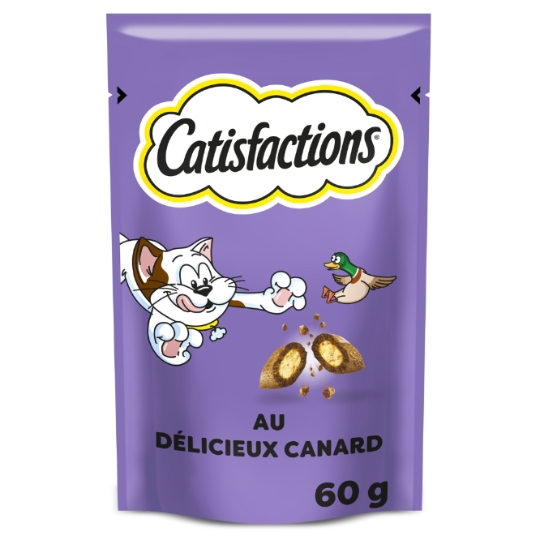 Friandises Pour Chat Adulte Et Chaton Canard CATISFACTIONS