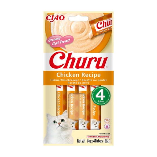 Collation Pour Chat Inaba Churu au Poulet INABA