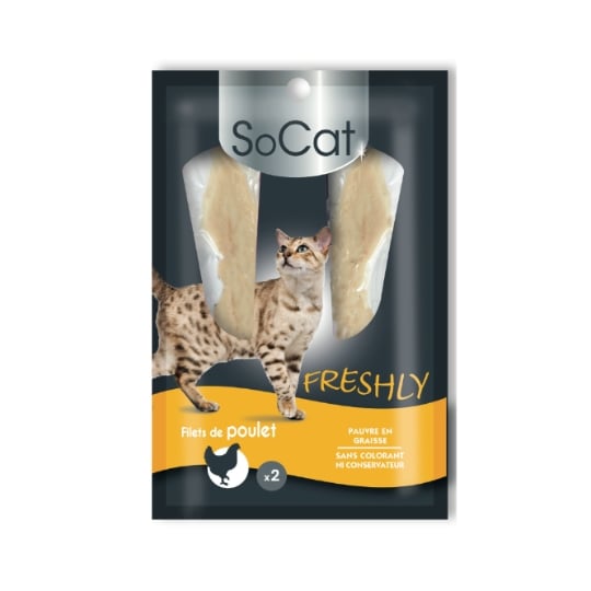Friandises pour Chat Poulet Freshly RIGA