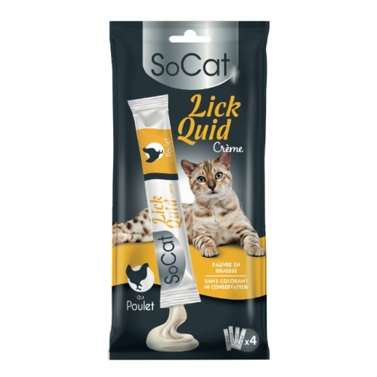 Friandises pour Chat Adulte Poulet Lick Quid RIGA