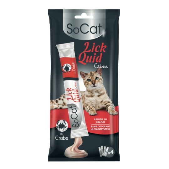 Friandises Crème Liquide pour Chat au Crabe RIGA