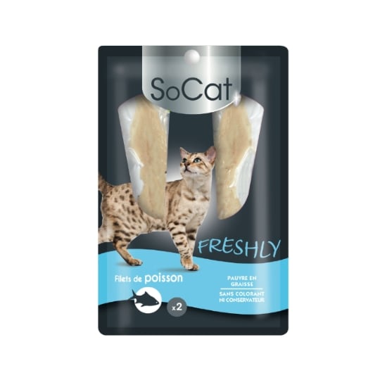 Friandises pour Chat Poisson Freshly SOCAT