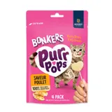 Friandises Sucettes pour Chat Adulte au Poulet BONKERS