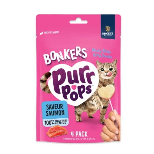 Friandises Sucettes pour Chat Adulte au Saumon BONKERS