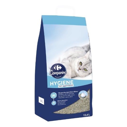 Litière Minérale Absorbante Comfort CARREFOUR COMPANINO