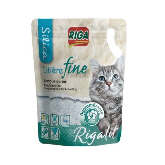Litière Silice Agglomérante Longue Durée Fine RIGA
