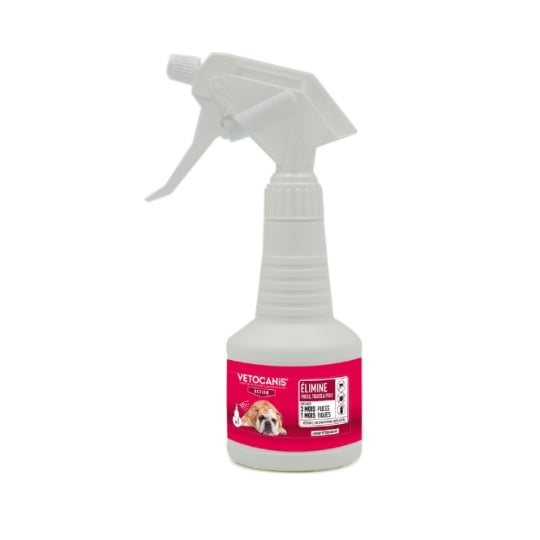 Antiparasitaire Spray Pour Chien Chat Toutes Tailles Fipronil VETOCANIS