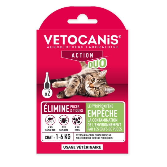Antiparasitaire Pipette Pour Chat VETOCANIS