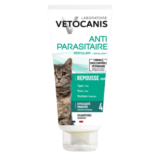 Antiparasitaire Shampoing Pour Chat VETOCANIS