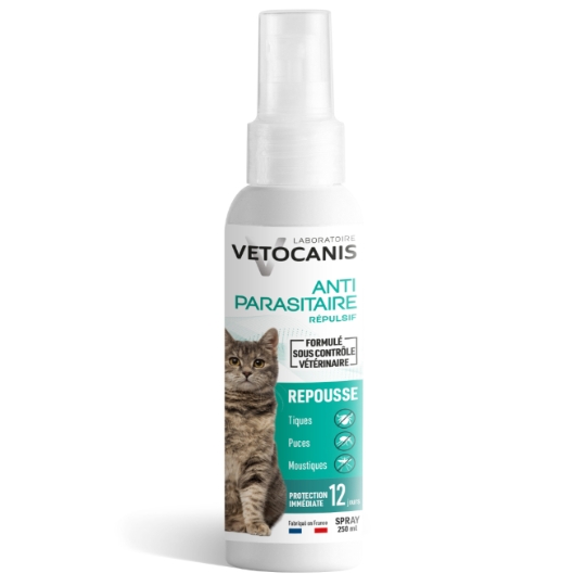Antiparasitaire Spray Pour Chat VETOCANIS