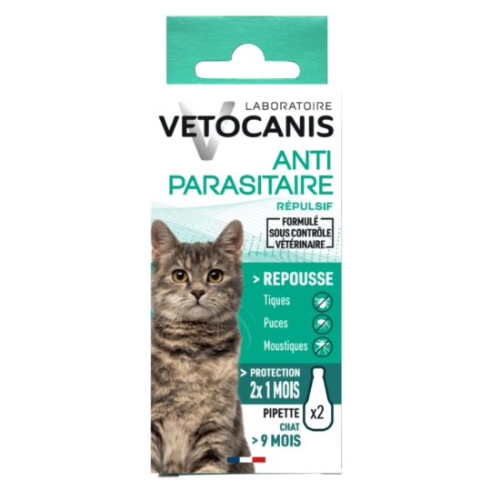 Antiparasitaire Pipette Pour Chat VETOCANIS