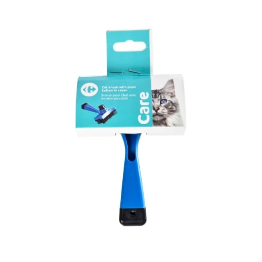 Brosse Pour Chat Avec Bouton Poussoir CARREFOUR CLASSIC'
