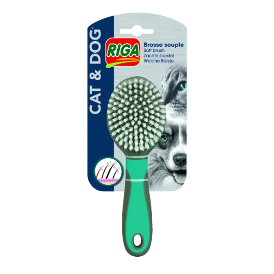 Brosse pour animal Brosse Souple S RIGA