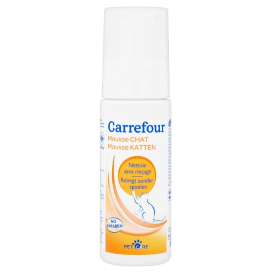 Mousse nettoyante sans gaz, sans rinçage et sans paraben CARREFOUR