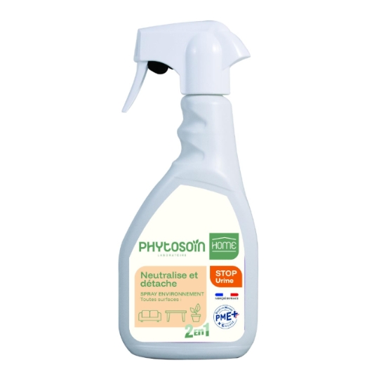 Spray Environnement Stop Urine Neutralise et Détache 2 en 1 Toutes Surfaces PHYTOSOIN HOME