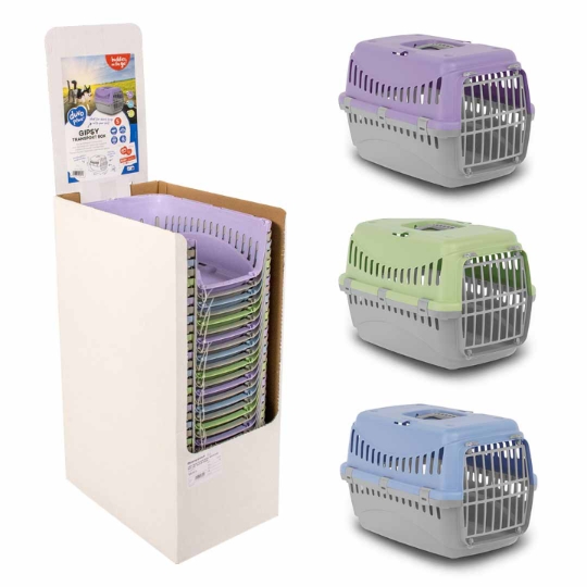 Box de Transport pour Animal en Plastique 48 x 32 x 31cm - Max. 6kg DUVO+