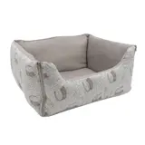 Panier Pour Chat Pliable Ultra Doux Réversible Tissu Imprimé Chats AIME