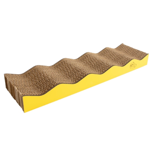 Griffoir Ondulé Wayne Jaune 44 X 11 X 4 cm DUVO+