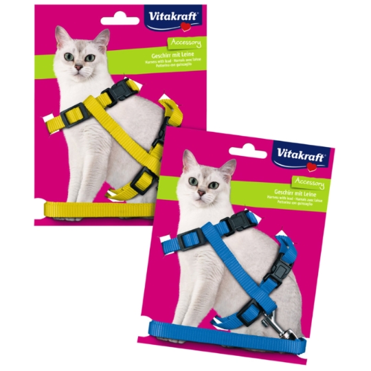 Harnais Pour Chat Nylon Ultra Souple VITAKRAFT