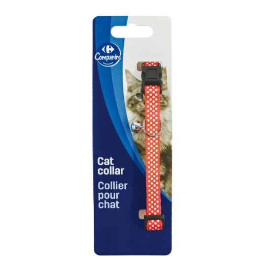 Collier Pour Chat Polyester CARREFOUR COMPANINO