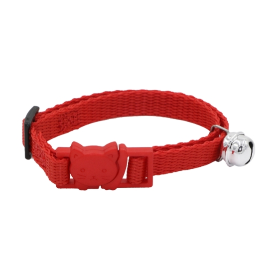 Collier Chat Rouge avec Grelot ANIMALIS