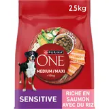 Croquettes Pour Chien Adulte Medium Maxi +10kg Sensible Saumon PURINA ONE