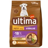 Croquettes Pour Chien Adulte Petit <10kg Stérilisé Poulet ULTIMA