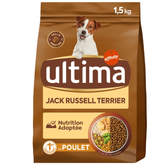 Croquettes Pour Chien Adulte Jack Russel Poulet ULTIMA