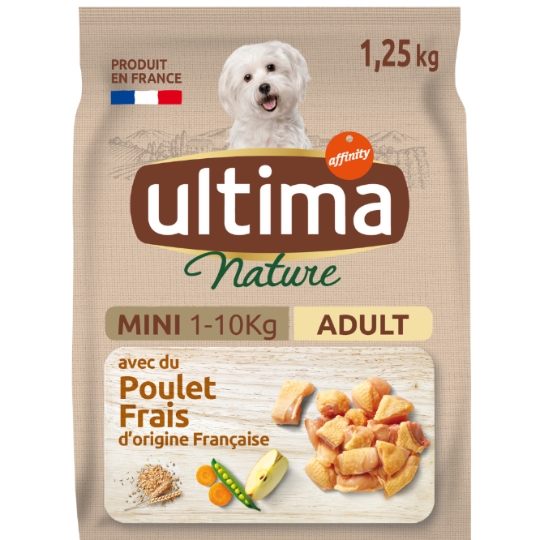 Croquettes Pour Chien Adulte Petit <10kg Digestion Facile Poulet ULTIMA