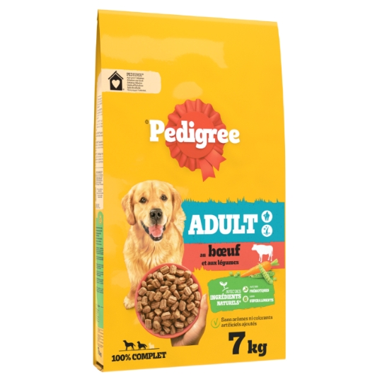 Croquettes Pour Chien Adulte Grand +25kg Digestion Facile Boeuf Légumes PEDIGREE