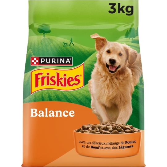 Croquettes Pour Chien Adulte Poulet Boeuf Légumes Balance FRISKIES