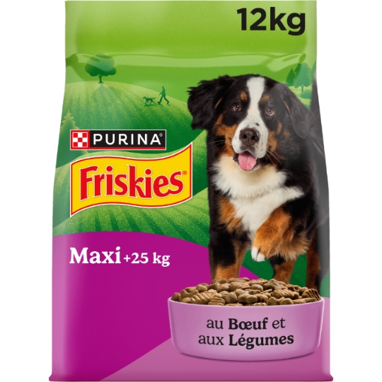 Croquettes Pour Chien Adulte Boeuf Maxi FRISKIES