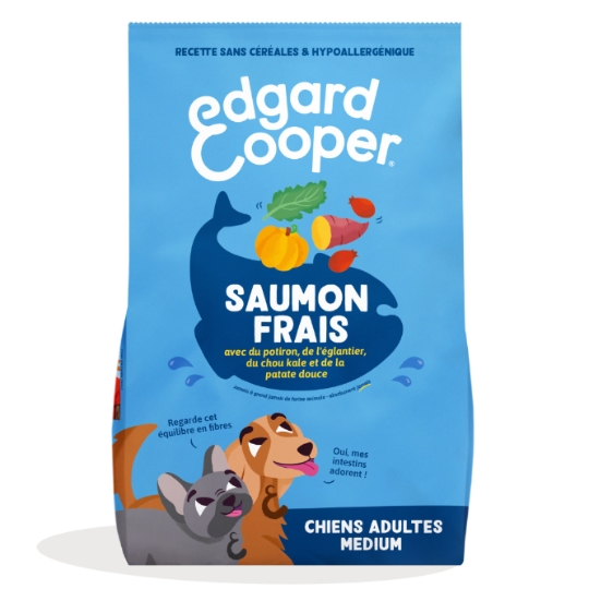 Croquettes Pour Chien Adulte Sans Céréales Saumon EDGAR & COOPER