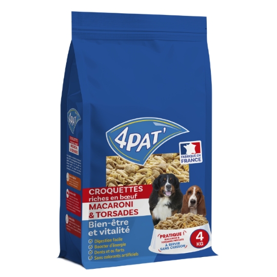 Croquettes Pour Chien Adulte Boeuf 4PAT