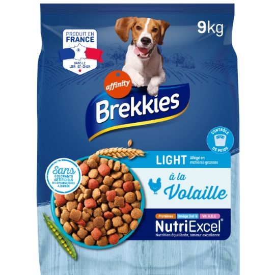 Croquettes Pour Chien Adulte Light Digestion Facile Volaille BREKKIES