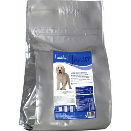Croquettes Pour Chien Junior Poulet CANICHEF
