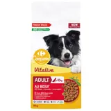 Croquettes Pour Chien Adulte Grand +25kg Boeuf Volaille CARREFOUR COMPANINO