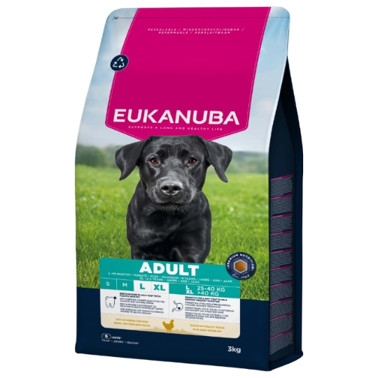 Croquettes pour Chien Adulte Grand +25kg Poulet EUKANUBA