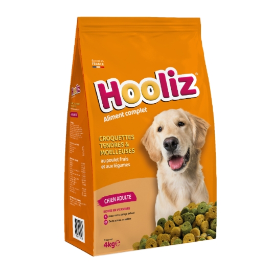 Croquettes Pour Chien Adulte Poulet Légumes HOOLIZ