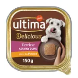 Pâtée pour Chien Adulte Petit <10kg Terrine Poulet Fit & Delicious ULTIMA