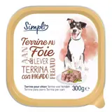 Pâtée Pour Chien Adulte En terrine Foie SIMPL